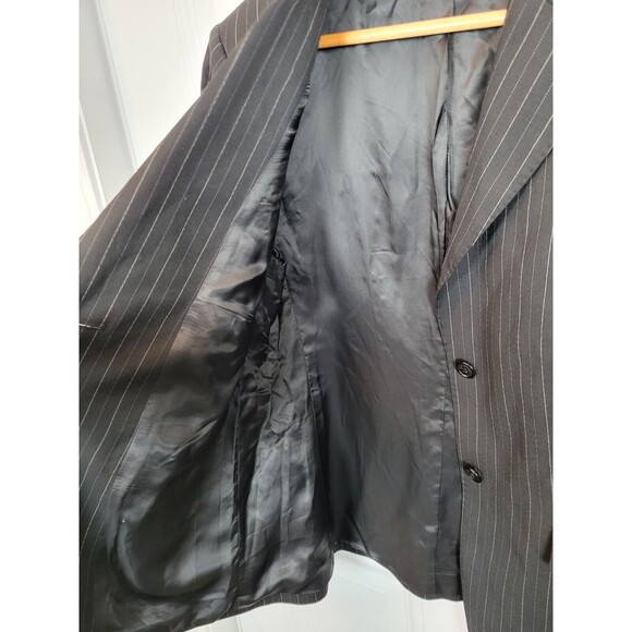 Brooks Brothers Womens Wool Blazer Jacket Size 10 Pinstripe - Picture 5 of 9